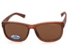 Image 1 for Tifosi Swank XL Sunglasses (Woodgrain) (Smoke Polarized Lens)