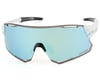 Image 1 for Tifosi Rail Race Sunglasses (Matte White) (Clarion Blue/Clear Lenses)