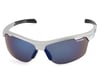 Image 1 for Tifosi Intense Sunglasses (Metallic Silver) (Smoke Blue Lens)