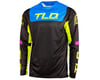 Image 1 for Troy Lee Designs Sprint Long Sleeve Jersey (Fractura Black/Yellow) (XL)