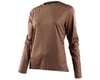 Image 1 for Troy Lee Designs Women's Lilium Long Sleeve Mountain Jersey (Solid Coffee) (S)