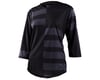 Image 1 for Troy Lee Designs Women's Mischief 3/4 Sleeve Jersey (Split Stripe Black) (L)