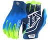 Troy Lee Designs Air Gloves (Jet Fuel Navy/Yellow) (S)