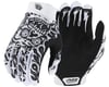 Image 1 for Troy Lee Designs Air Gloves (Skull Demon White/Black) (XL)