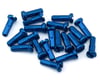 Image 1 for USA Brand 14g Alloy Nipples (Blue) (Bag of 20)