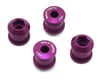 Image 1 for Wolf Tooth Components Dual Hex Fitting Chainring Bolts (Purple) (6mm) (4 Pack)