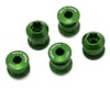 Image 1 for Wolf Tooth Components Dual Hex Fitting Chainring Bolts (Green) (6mm) (5 Pack)