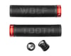 Wolf Tooth Components Echo Lock-On Grips (Black/Red)
