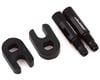 Image 1 for Zipp Tangente Aluminum Knurled Valve Extender Kit (Black) (Pair) (27mm)