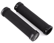 Answer Knurly Flangeless Lock-On Grips (Black) (120mm) (Pair) | product-related