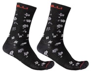 Castelli Fuga 18 Socks (Black/Dark Grey) | product-related
