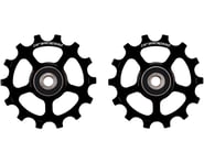 more-results: CeramicSpeed Pulley Wheel Description: CeramicSpeed pulley wheels reduce friction, las