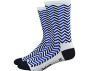 DeFeet Aireator 6" Barnstormer Vibe Socks (White/Navy Blue) | product-also-purchased
