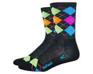 DeFeet Wooleator Hi-Top Sock (Argyle Charcoal/Orange/Blue/Green/Pink) | product-also-purchased