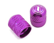 Deity Crown Schrader Valve Caps (Purple) (Pair) | product-also-purchased