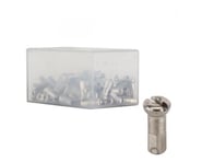 more-results: DT Swiss Pro Head Brass Spoke Nipples (Silver) (2.0 x 12mm) (Box of 100)