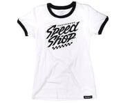 more-results: The Fasthouse Women's Haste Tee features hand lettered-style graphics on soft, 100% co