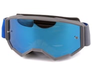 Fly Racing Youth Zone Goggles (Grey/Blue) (Sky Blue Mirror/Smoke Lens) | product-related