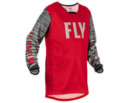 Fly Racing Youth Kinetic Wave Jersey (Red/Grey) | product-related