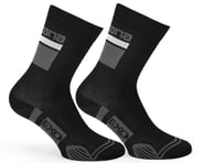 more-results: Giordana EXO Tall Cuff Compression Sock (Black) (L)
