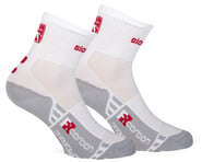 Giordana FR-C Women's Mid Cuff Sock (White/Red) | product-also-purchased