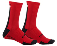 more-results: Giro HRc+ Merino Wool Socks (Dark Red/Black/Grey) (M)