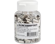 Jagwire Open Pre-Crimped Brake End Caps (Chrome Plated) (5mm) (Bottle Of 200) | product-also-purchased