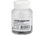 Jagwire Open Brass End Caps (Black) (4mm) (Bottle of 50) | product-related