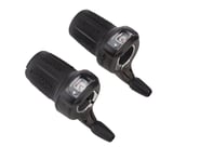 more-results: Microshift DS85 Twist Shifters (Black) (Pair) (2/3 x 9 Speed)