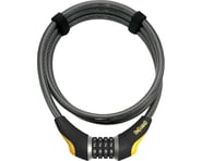 more-results: Onguard Akita Resettable Combo Cable Lock (Grey/Yellow) (6' x 12mm)