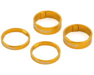 Reverse Components Ultralight Headset Spacer Set (Gold) (4) | product-related