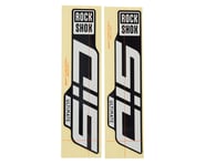 more-results: RockShox Fork Decal Kit (SID Ultimate) (Foil Black)