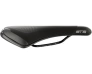 more-results: Selle Italia ST 5 Flow Saddle (Black) (Steel Rails) (S2) (155mm)