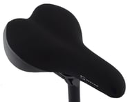 Serfas Tailbones Unisex Saddle (Black) (Steel Rails) (Lycra Cover) | product-related