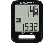 Sigma BC 5.16 Bike Computer (Black) (Wired) | product-related