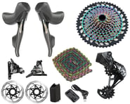 more-results: SRAM Force AXS Mullet Rainbow Gravel Groupset Description: Mullets are cool again (and
