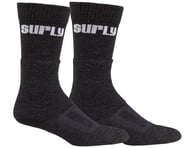 more-results: Surly Tall Logo Wool Sock (Black) (L)