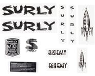 more-results: Surly Big Easy Frame Decal Set (Black w/ Rocket)