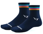 more-results: Swiftwick Aspire Four Socks (Navy Stripe) (XL)