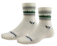Swiftwick Vision Five Winter Socks (Cream Forest) | product-related