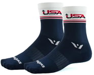 more-results: Swiftwick Vision Five Tribute Socks (USA Stripe) (M)