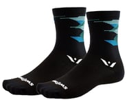 Swiftwick Vision Six Geometry Triangles Socks (Black) | product-related