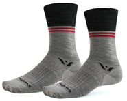 more-results: Swiftwick Pursuit Seven Ultralight Socks (Block Stripe Charcoal)