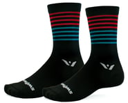 more-results: Swiftwick Aspire Seven Socks (Stripe Red/Blue) (XL)