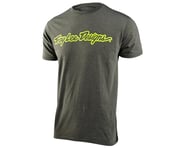 more-results: Troy Lee Designs Signature Short Sleeve Tee (Olive Heather) (S)