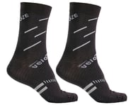 more-results: VeloToze Active Compression Cycling Socks (Black/Grey) (S/M)