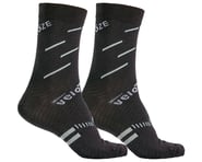 more-results: VeloToze Active Compression Wool Socks (Black/Grey) (S/M)