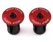 Wolf Tooth Components Alloy Bar End Plugs (Red) | product-related