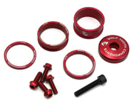 more-results: Wolf Tooth Components Headset Spacer BlingKit (Red) (3, 5, 10, 15mm)