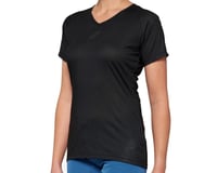 100% Women's Airmatic Short Sleeve Jersey (Black)